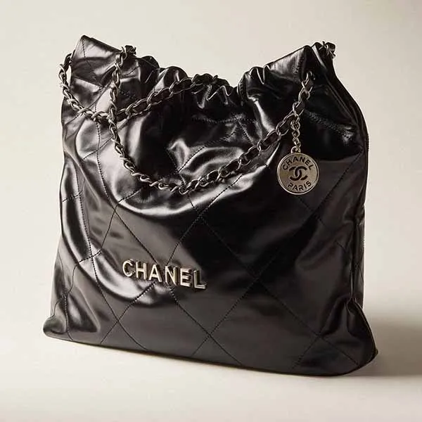 Túi Đeo Vai Chanel HoBo 22 Bag Black Màu Đen Khóa Bạc - Túi xách - Vua Hàng Hiệu