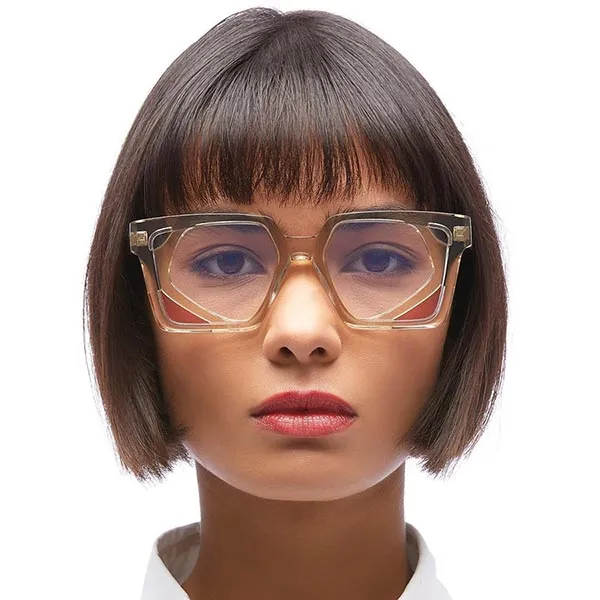 Kính Mát Kuboraum Mask T6 SD Eyeglasses Màu Vàng Nhạt - Kính mắt - Vua Hàng Hiệu