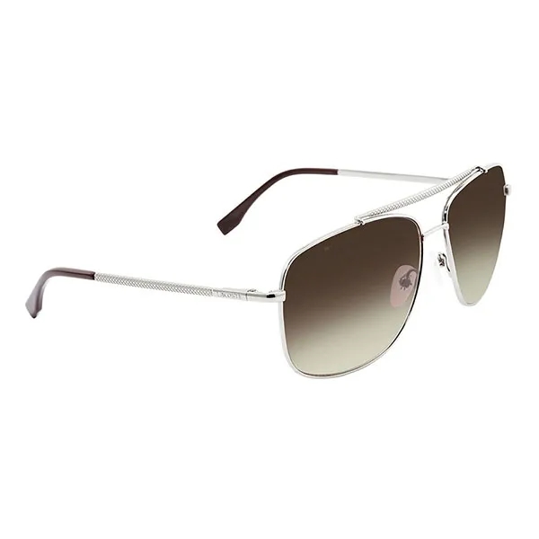 Kính Mát Lacoste Brown Gradient Aviator Men's Sunglasses L188S 035 59 Màu Nâu Gradient