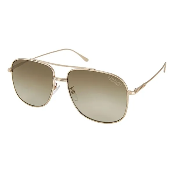 Kính Mát Tom Ford Brown Aviator Unisex Sunglasses TF0806K 28D 62 Màu Nâu - Kính mắt - Vua Hàng Hiệu