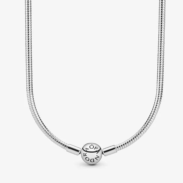 Dây Chuyền Pandora Collier Maille Serpent Pandora Moments 590742HV Màu Bạc Size 50cm