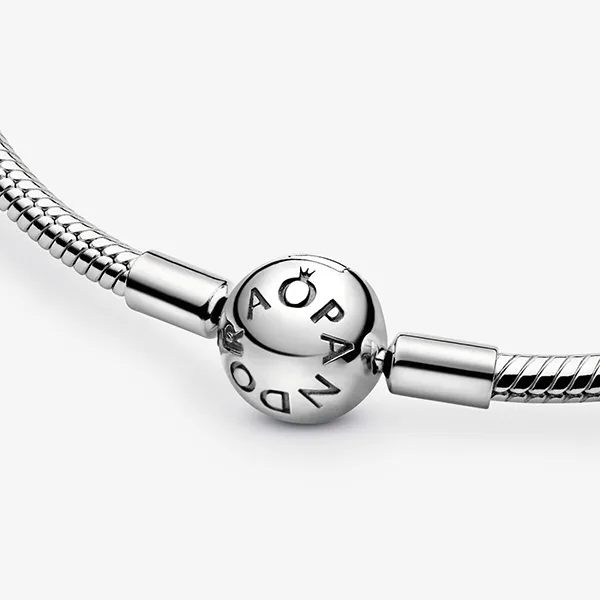 Dây Chuyền Pandora Collier Maille Serpent Pandora Moments 590742HV Màu Bạc Size 50cm