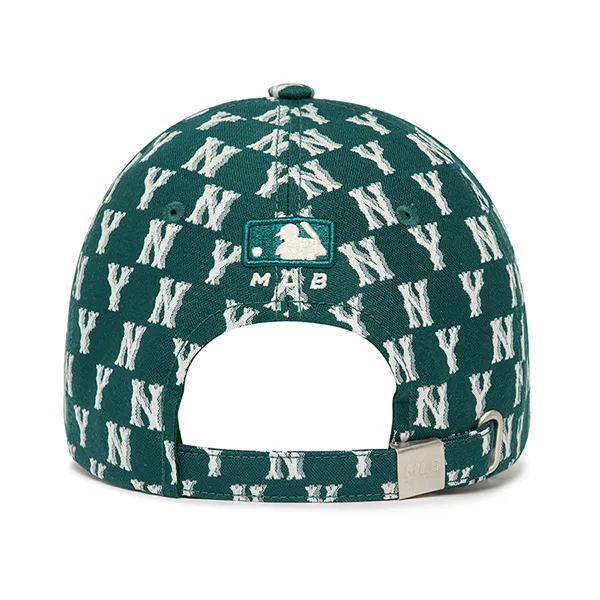 Mũ MLB Monogram New York Yankees 3ACPFF02N-50GND Màu Xanh Green - Mũ nón - Vua Hàng Hiệu