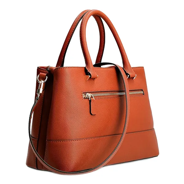 Túi Xách Guess Cordelia Saffiano Handbag HWVG8130060 COG Màu Nâu - Túi xách - Vua Hàng Hiệu