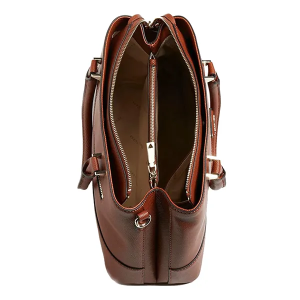 Túi Xách Guess Cordelia Saffiano Handbag HWVG8130060 COG Màu Nâu - Túi xách - Vua Hàng Hiệu