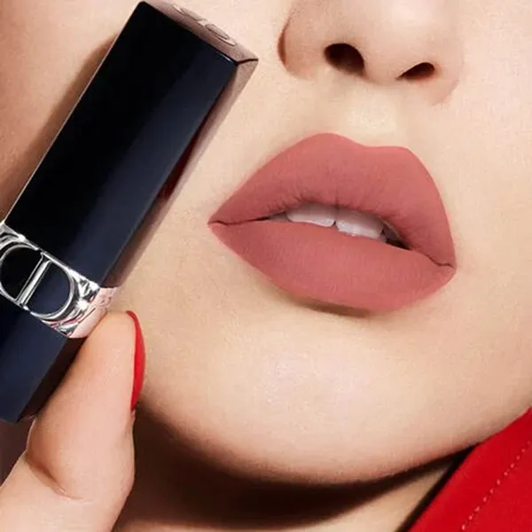 Son Dior Rouge Velvet 100 Nude Look Màu Hồng Nude