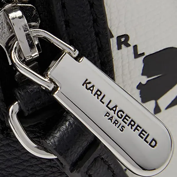 Túi Xách Karl Lagerfeld Paris Adele Crossbody Màu Đen Trắng