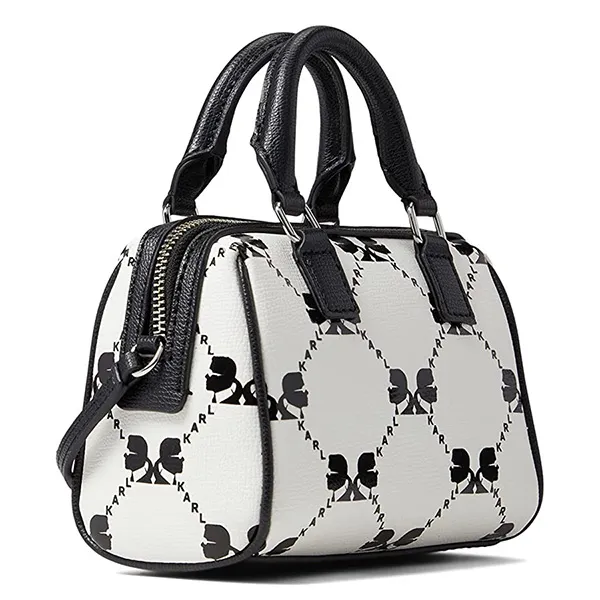 Túi Xách Karl Lagerfeld Paris Adele Crossbody Màu Đen Trắng