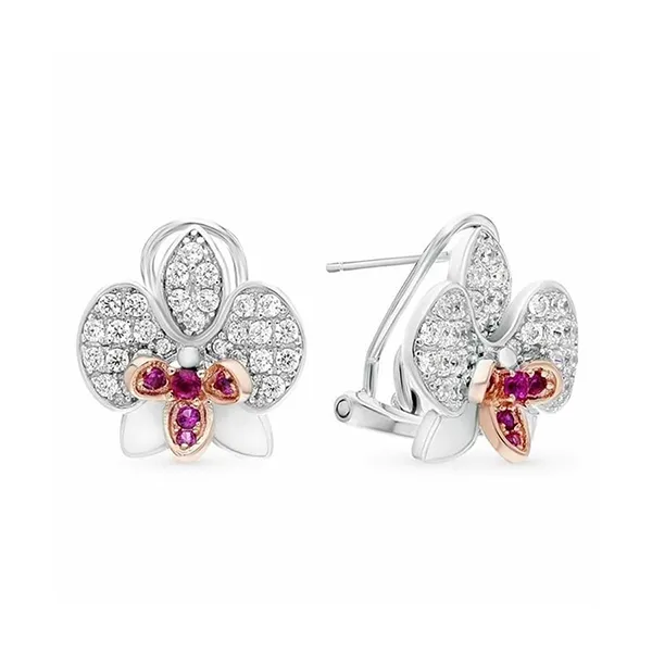 Khuyên Tai Sunlight Corundum S30033-C9M-01 Màu Bạc Tím - Trang sức - Vua Hàng Hiệu