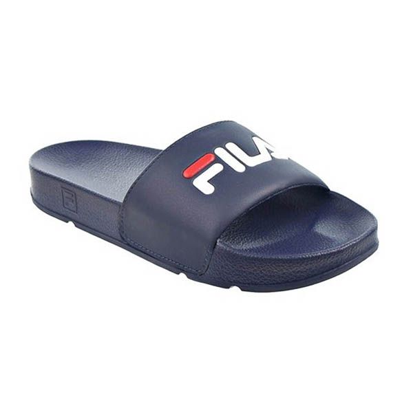 Dép Fila Drifter Men's Slide Sandals Navy-Red-White 1VS10000-422 Màu Xanh Navy Size 41 - 3