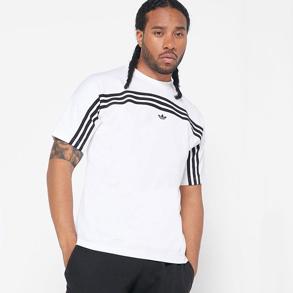 Áo Thun Adidas 3-Stripes Tee FM1529 Tshirt Màu Trắng Size S - 1