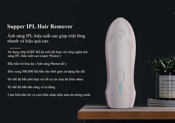 Máy Triệt Lông NanoTime Beauty Trẻ Hoá Da Công Nghệ IPL, Hiệu Suất Cao Super Photon NanoTime B62F