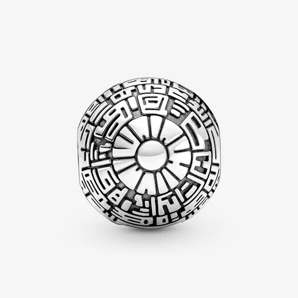 Hạt Vòng Charm Pandora Star Wars Death Star Clip 799513C00 Màu Bạc