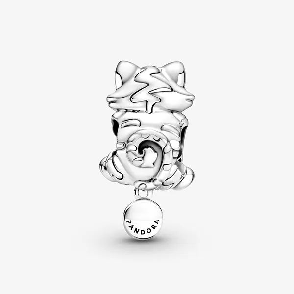 Hạt Vòng Charm Pandora Kitten & Yarn Ball 799535C00 Màu Bạc