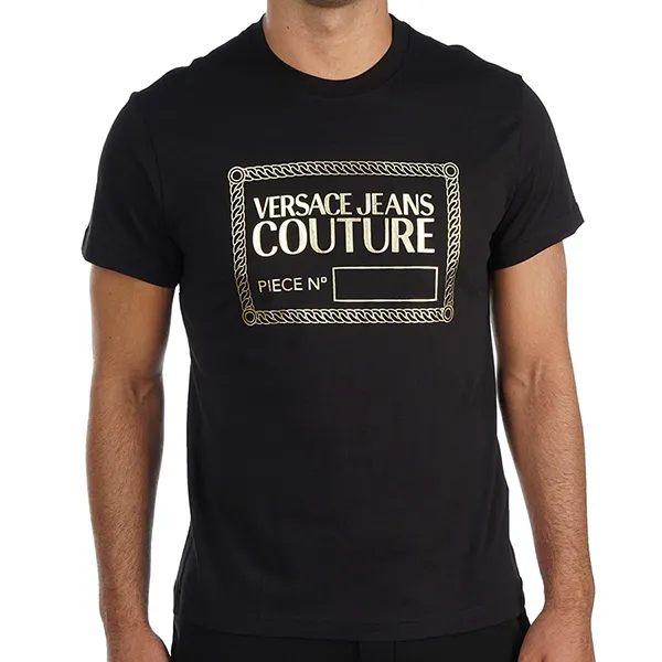 Áo Phông Versace Jeans Couture 71GAHT27 CJ00T G89 Màu Đen
