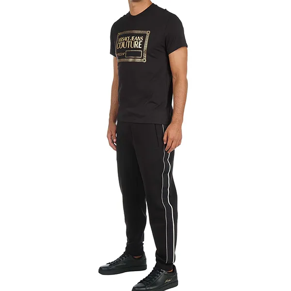 Áo Phông Versace Jeans Couture 71GAHT27 CJ00T G89 Màu Đen