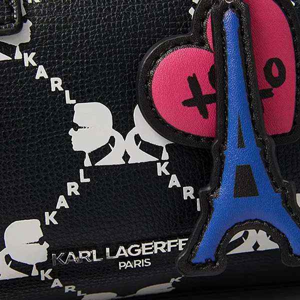 Túi Xách Karl Lagerfeld Paris Adele Crossbody Màu Đen - Túi xách - Vua Hàng Hiệu