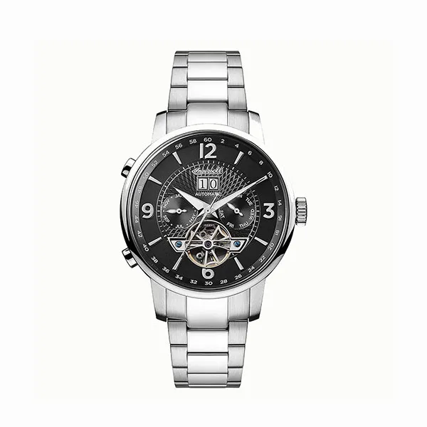 Đồng Hồ Nam Ingersoll The Grafton Automatic Watch I00704 Màu Bạc Đen - Đồng hồ - Vua Hàng Hiệu