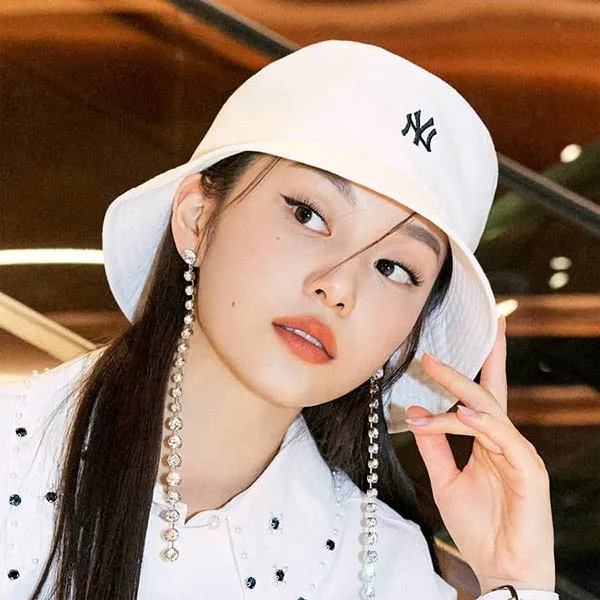 Mũ MLB Rookie Bucket Hat New York Yankees 3AHT7701N-50WHS Màu Trắng