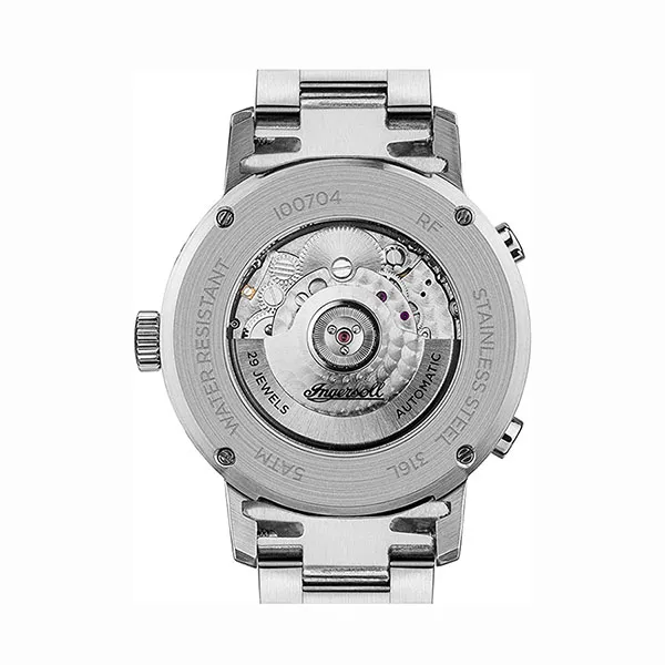 Đồng Hồ Nam Ingersoll The Grafton Automatic Watch I00704 Màu Bạc Đen - Đồng hồ - Vua Hàng Hiệu