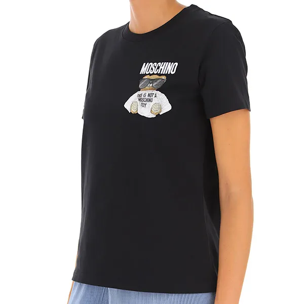 Áo Phông Moschino 202E T0715 5540 1555 Màu Đen