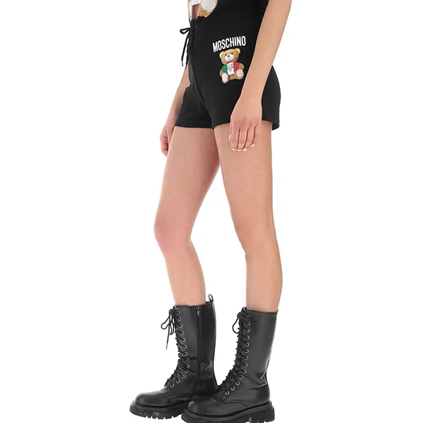 Quần Shorts Moschino Couture With Teddy Logo T0328 0527 1555 Màu Đen - Thời trang - Vua Hàng Hiệu