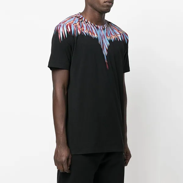 Áo Phông Marcelo Burlon Lines Wings T-Shirt CMAA018F22JER0031040 Màu Đen - Thời trang - Vua Hàng Hiệu