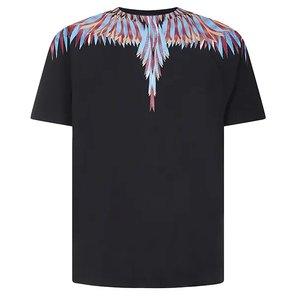 Áo Phông Marcelo Burlon Lines Wings T-Shirt CMAA018F22JER0031040 Màu Đen - Thời trang - Vua Hàng Hiệu