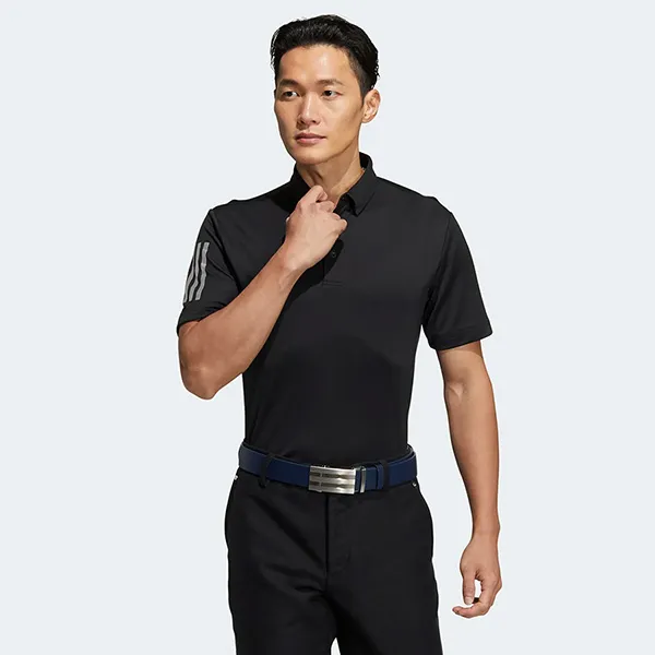 Áo Polo Adidas Golf Novelty Stripe HA9158 Màu Xám Đậm - Thời trang - Vua Hàng Hiệu