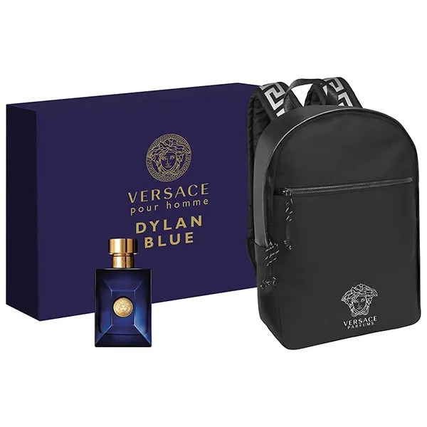 Set Nước Hoa Nam Versace Dylan Blue Pour Homme Backpack Set 2 Món