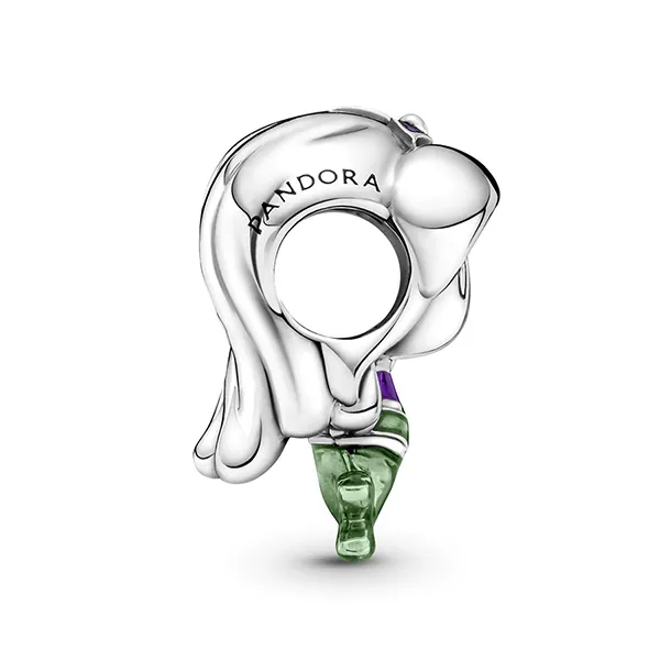 Hạt Vòng Charm Pandora Disney Princess The Little Mermaid Ariel 799508C01 Màu Bạc Xanh