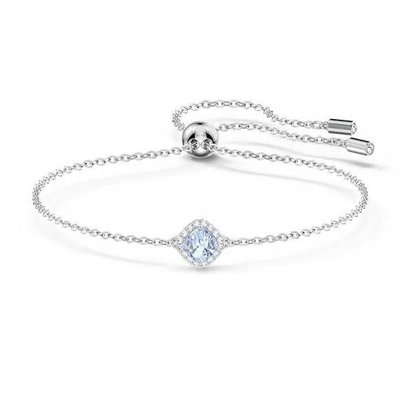 Vòng Đeo Tay Swarovski Angelic Bracelet Blue 5567933 Màu Bạc Xanh