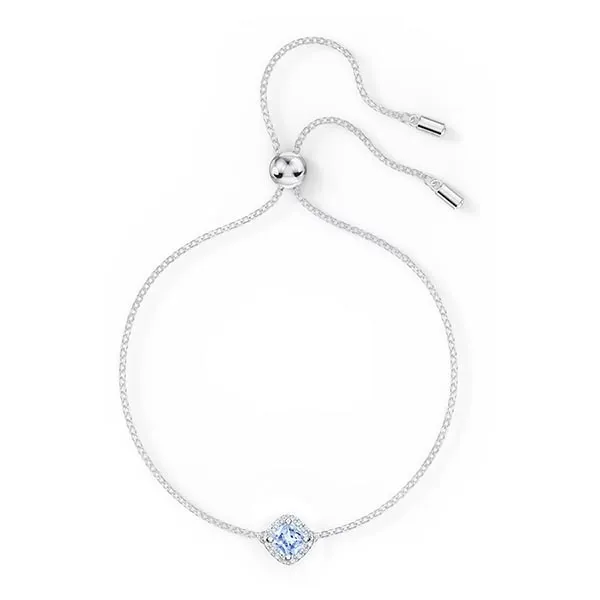 Vòng Đeo Tay Swarovski Angelic Bracelet Blue 5567933 Màu Bạc Xanh