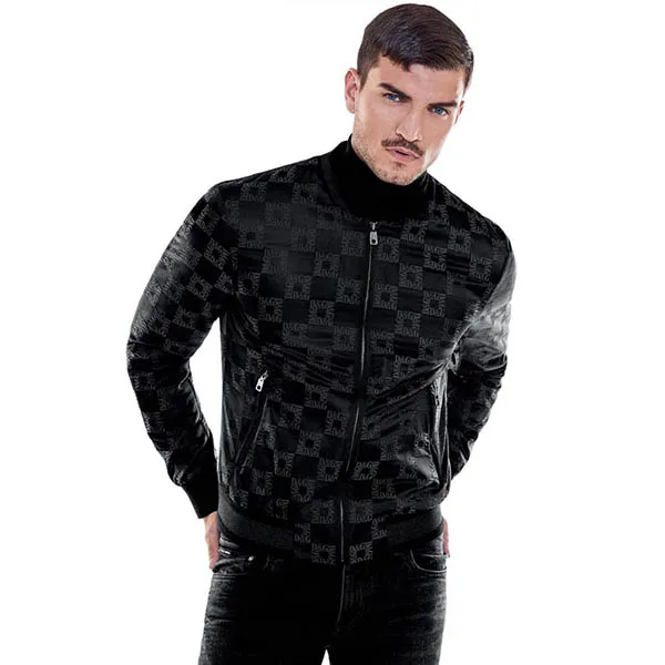 Áo Khoác Nam Dolce & Gabbana D&G Black Bomber Jacket Màu Đen - Thời trang - Vua Hàng Hiệu
