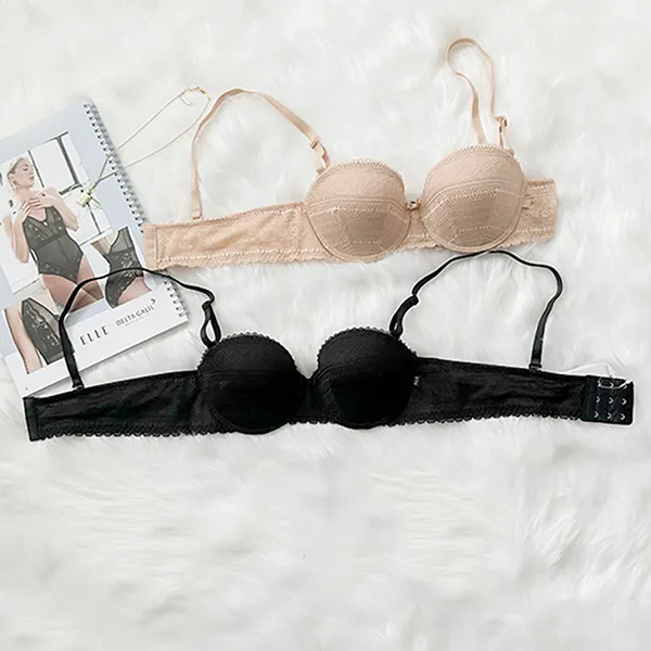 Áo Ngực ELLE – Áo Ngực Cúp Ngang Black 000LB6630 Màu Đen Size 75C - Thời trang - Vua Hàng Hiệu