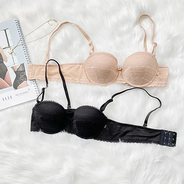 Áo Ngực ELLE – Áo Ngực Cúp Ngang Black 000LB6630 Màu Đen Size 75C - Thời trang - Vua Hàng Hiệu
