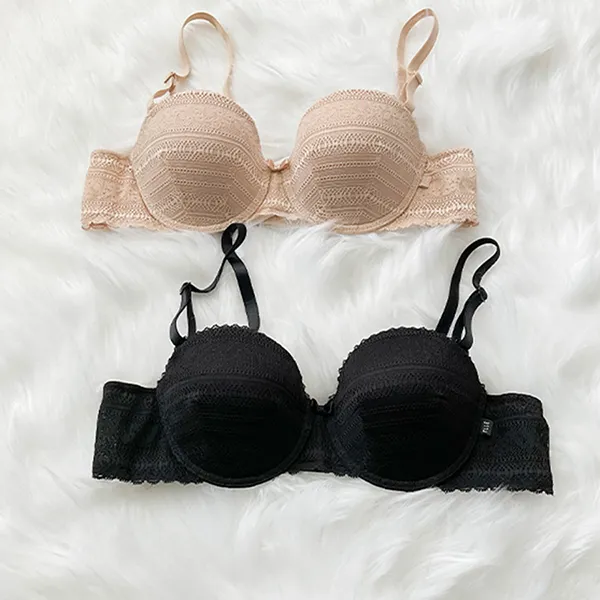 Áo Ngực ELLE – Áo Ngực Cúp Ngang Black 000LB6630 Màu Đen Size 75C - Thời trang - Vua Hàng Hiệu