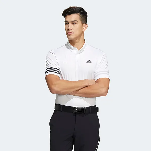 Áo Polo Adidas Golf Aeroready Debossed Polo Shirt White HA3115 Màu Trắng Size 2XL