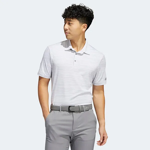 Áo Polo Adidas Golf Novelty Stripe HA9156 Màu Xám Trắng Size M - Thời trang - Vua Hàng Hiệu