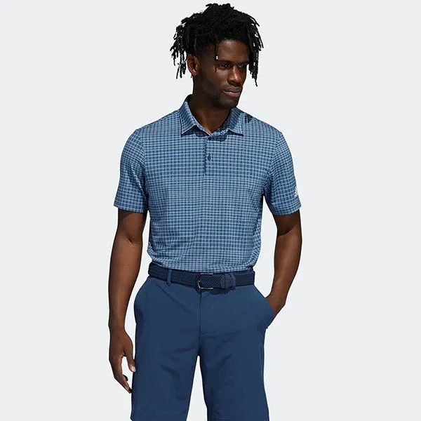 Áo Polo Adidas Golf Primegreen Ultimate 365 GU2660 Màu Xanh Kẻ
