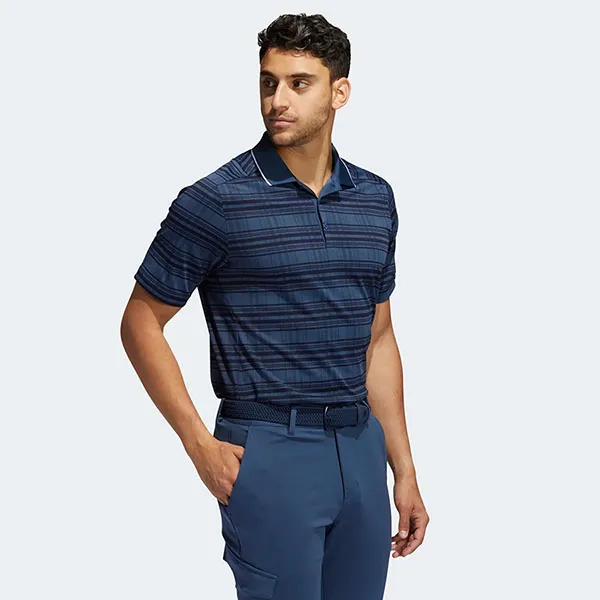Áo Polo Adidas Golf Statement No-Show Primegreen GR3110 Màu Xanh Navy Size L