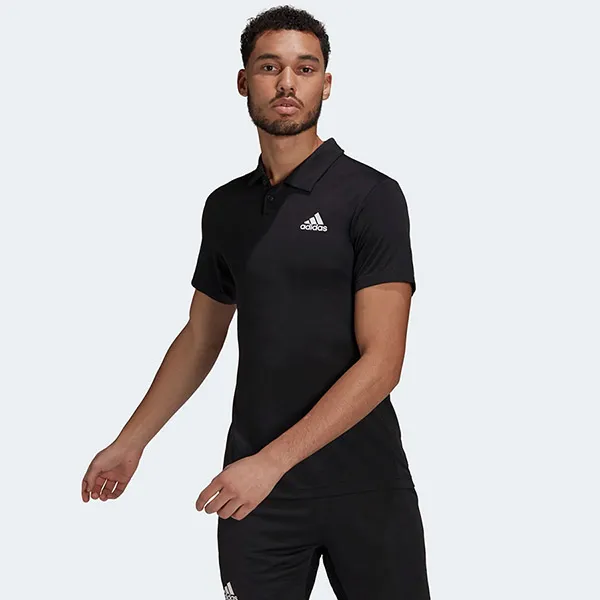 Áo Polo Adidas Tennis Heat.Rdy GH7670 Màu Đen