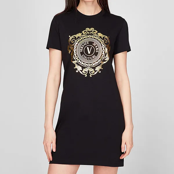 Váy Versace Jeans Couture D2HWA4FA 30454 K42 Màu Đen Size S