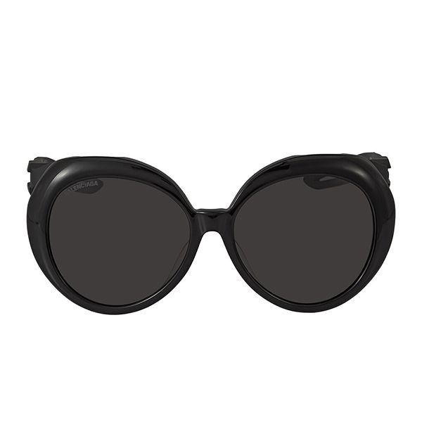 Kính Mát Balenciaga Sunglasses BB0024SA 004 Màu Đen Xám - 1