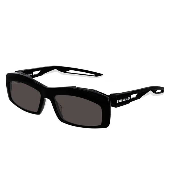 Balenciaga Mens Rectangle Mirror B Acetate Sunglasses In Black  ModeSens