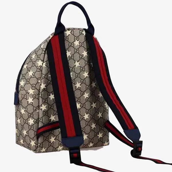 Balo Gucci Rucksack Mit Sterne-print In Neutrals Mochila Màu Be - Túi xách - Vua Hàng Hiệu