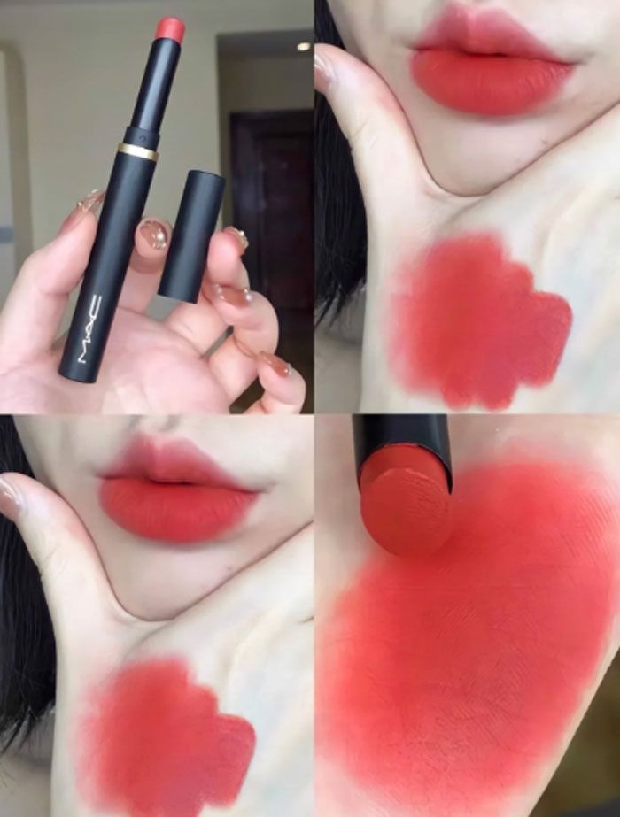 12 màu son MAC Powder Kiss Velvet Blur Slim Stick Lipstick mới nhất-14