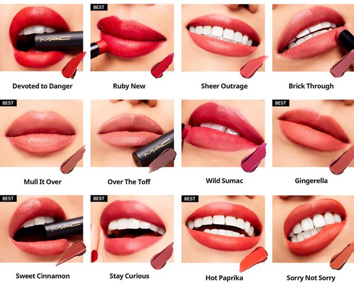 12 màu son MAC Powder Kiss Velvet Blur Slim Stick Lipstick mới nhất-3