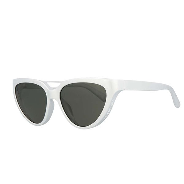Kính Mát Balenciaga Cat Eye Sunglasses BB0149S 003 Màu Xám Trắng - 3