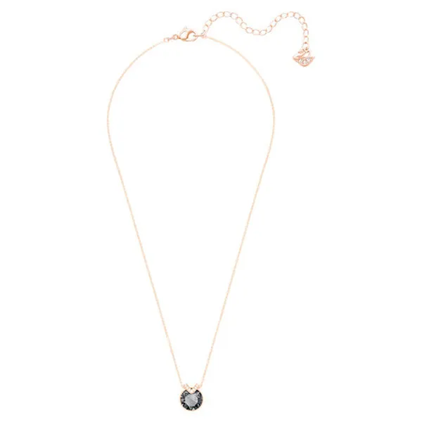 Dây Chuyền Swarovski Bella V Pendantblack, Rose Gold-Tone Plated 5528552 Màu Vàng Hồng - Trang sức - Vua Hàng Hiệu